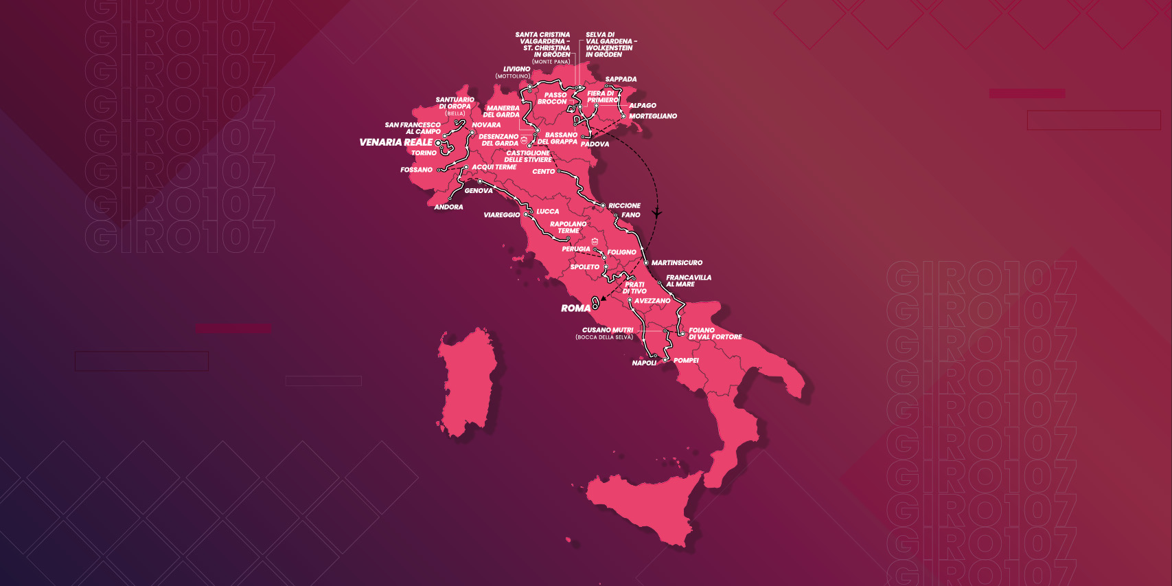 Giro D'Italia 2024 Map Emyle Isidora
